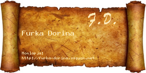 Furka Dorina névjegykártya